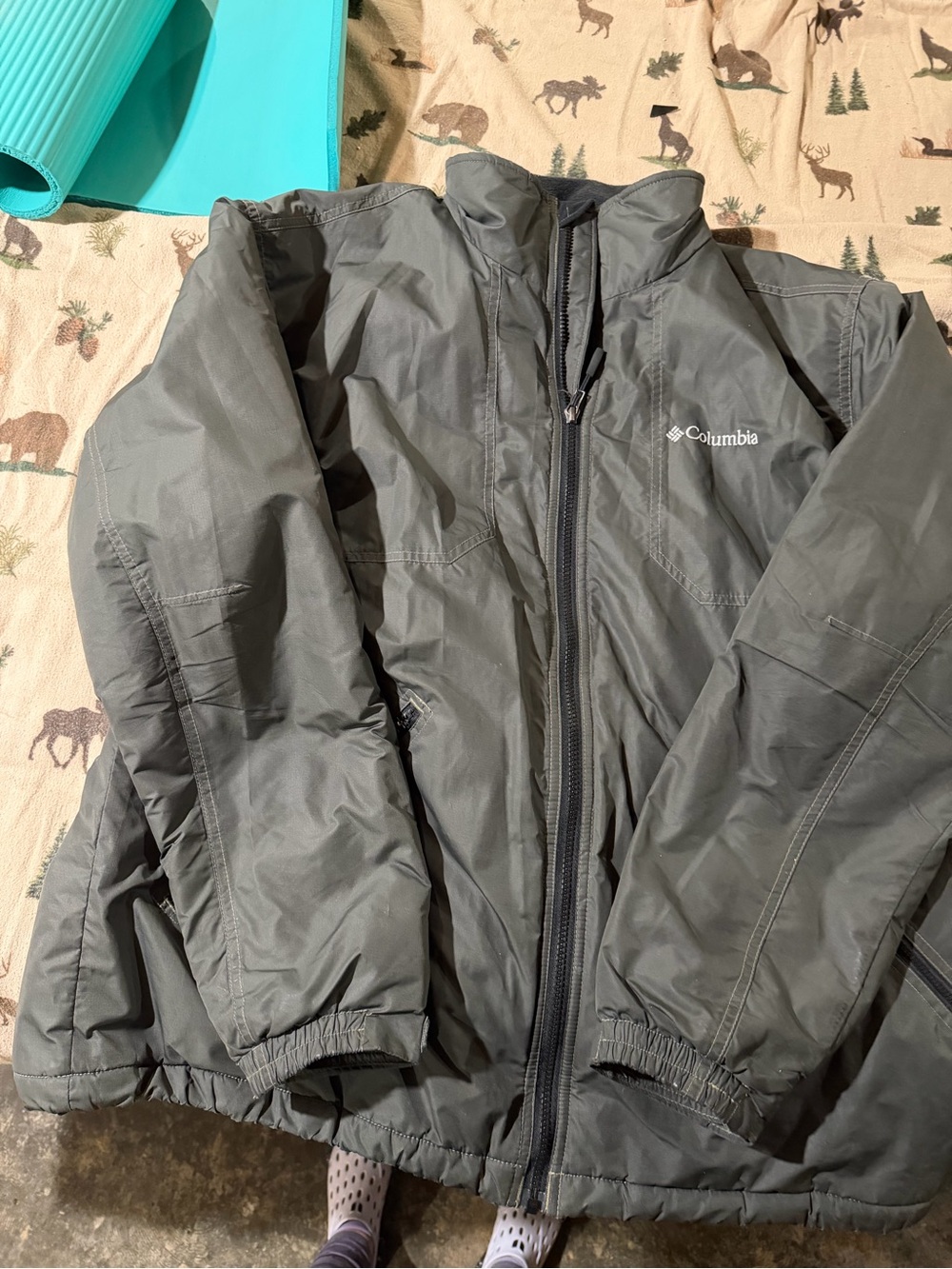 Columbia Mens Green Jacket